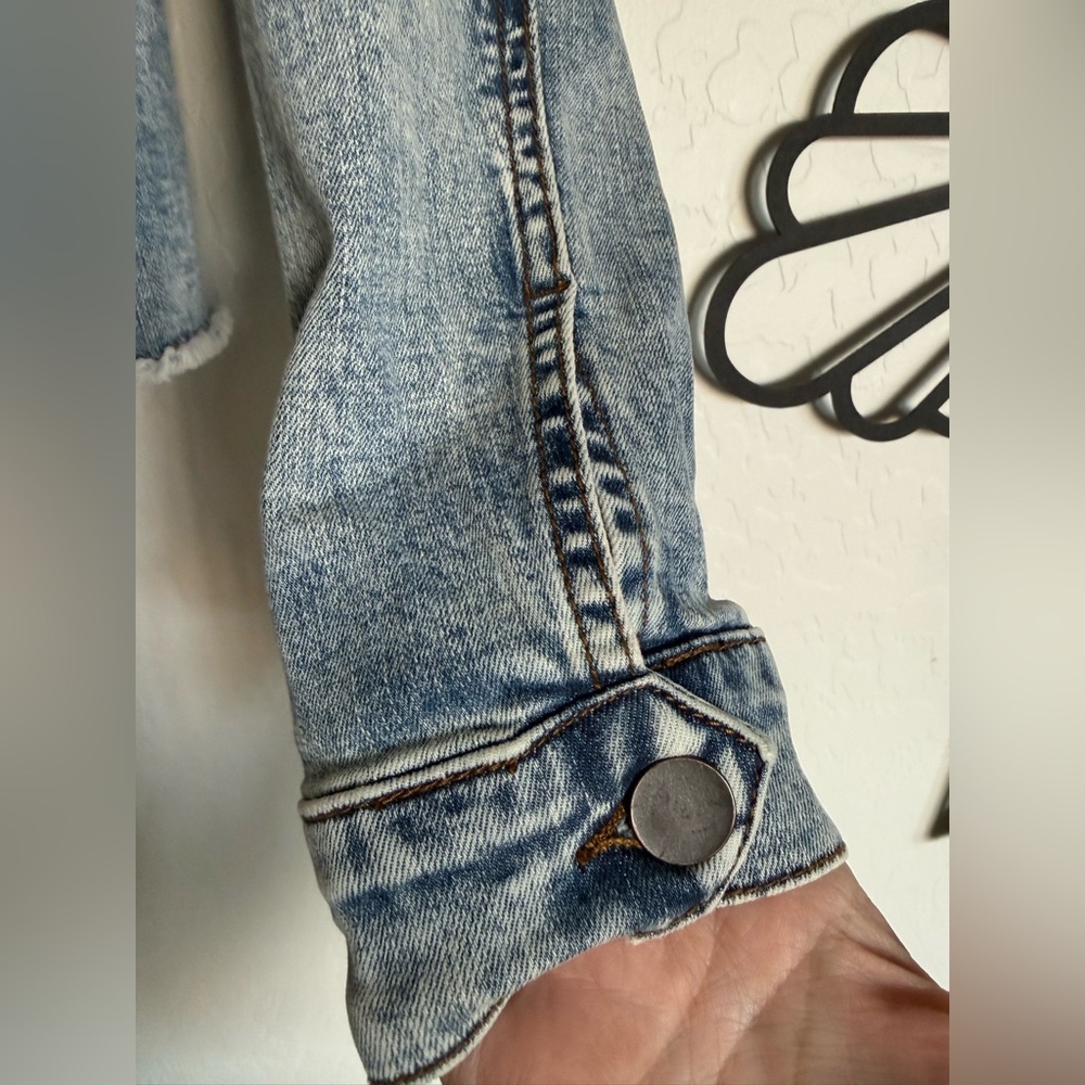 KUT FROM THE KLOTH Women's Kara Blue Denim Jacket - XS - Picture 10 of 10